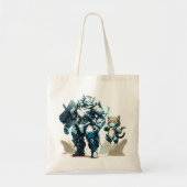 MechaCat Canvas tas - Amerikaanse Korthaar (Voorkant)