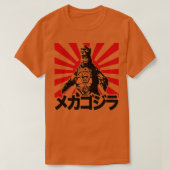 MECHAGODZILLA RIJZEND ZONNIG T-SHIRT (Design voorkant)