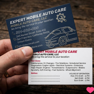 Mechani Service Auto Reparatie & Auto AC Specialis Visitekaartje