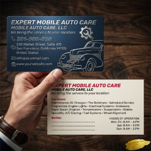 Mechani Service Auto Reparatie & Auto AC Specialis Visitekaartje