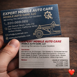 Mechani Service Auto Reparatie & Auto AC Specialis Visitekaartje
