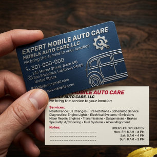 Mechani Service Auto Reparatie & Auto Airco Specia Visitekaartje