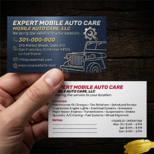 Mechani Service Auto Reparatie & Auto Airco Specia Visitekaartje