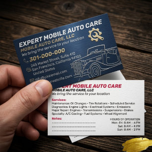 Mechani Service Auto Reparatie & Auto Airco Specia Visitekaartje