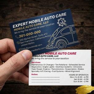 Mechani Service Auto Reparatie & Auto Airco Specia Visitekaartje