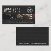 Mechanic Car Care | Performance Shop Visitekaartje (Voorkant / Achterkant)