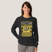 Mechanic Caution Handyman Repairman T-shirt (Voorkant volledig)