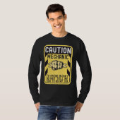 Mechanic Caution Handyman Repairman T-shirt (Voorkant volledig)
