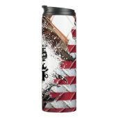 Mechanic Dad Amerikaanse vlag tool Thermosbeker (Geroteerd rechts)