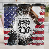 Mechanic Dad Amerikaanse vlag tool Thermosbeker