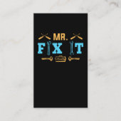 Mechanic Dad Craftsman Funny Repairman Visitekaartje (Voorkant)