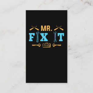 Mechanic Dad Craftsman Funny Repairman Visitekaartje