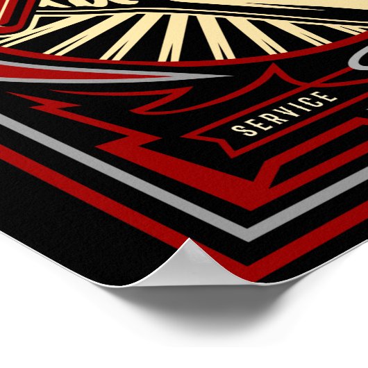 Mechanic Garage Mancave Poster (Hoek)