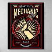 Mechanic Garage Mancave Poster (Voorkant)