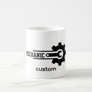 Mechanic Gear Logo – Automotive & Werkplaatsontwer Magische Mok