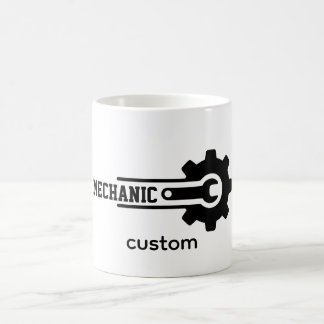 Mechanic Gear Logo – Automotive & Werkplaatsontwer Magische Mok