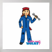 Mechanic Girl Poster (Voorkant)