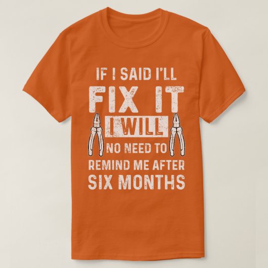 Mechanic Handyman T-shirt (Design voorkant)