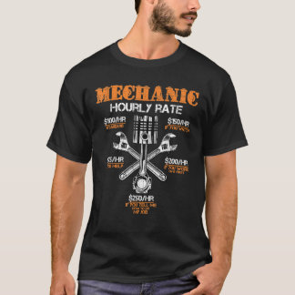 Mechanic Hourly Rate Gif Labor Rates T-shirt