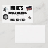 Mechanic Mobile Auto Repair Service Visitekaartje (Voorkant / Achterkant)