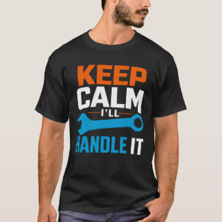 Mechanic Sleutel Grappige Handyman T-shirt