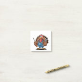 Mechanic Squad Turkije Thanksgiving Gobbler Post-it® Notes (Op bureau)