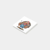 Mechanic Squad Turkije Thanksgiving Gobbler Post-it® Notes (Schuin)