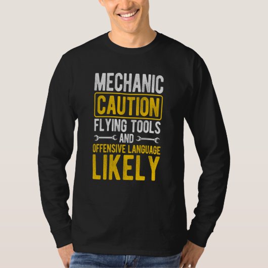 Mechanic Tuning Tuner Car Car Guy Fast Car T-shirt (Voorkant)
