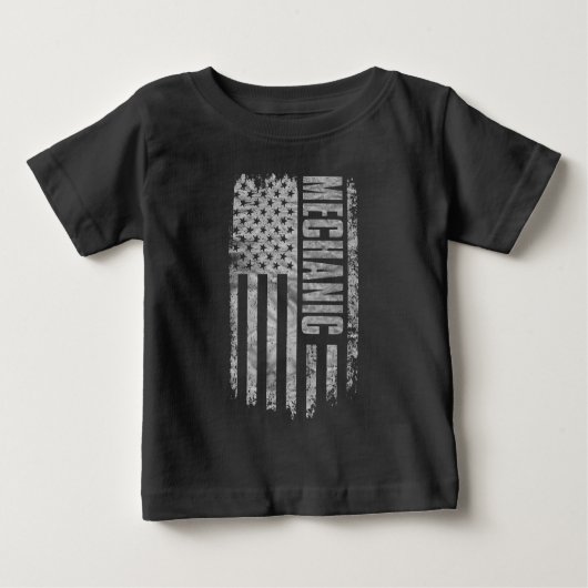 Mechanic USA Flag Distressed design (Voorkant)