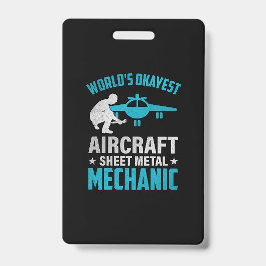 Mechanic World's Okayest monteur Badge (Voorzijde)