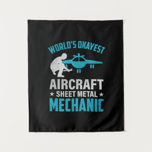 Mechanic World's Okayest monteur Wandkleed (Voorkant)