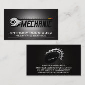 Mechanic Wrench | Car Repair Fix Visitekaartje (Voorkant / Achterkant)