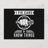 Mechanica Auto Mechanische Auto Motor Grappig Gift Briefkaart (Voorkant)