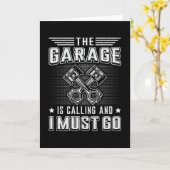 Mechanica Auto Mechanische Garage Auto Grappig Gif Kaart (Gele Bloem)