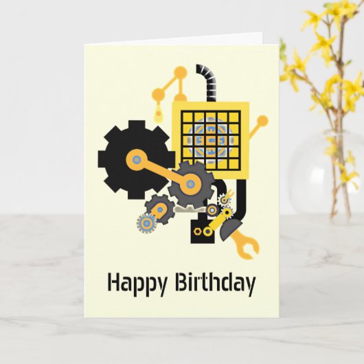 Mechanica Kaart (Gele Bloem)