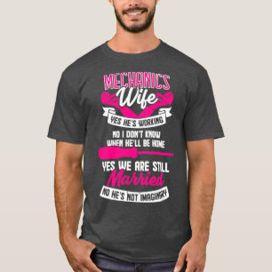 Mechanica Wife Gehuwd Couple Gift T-shirt