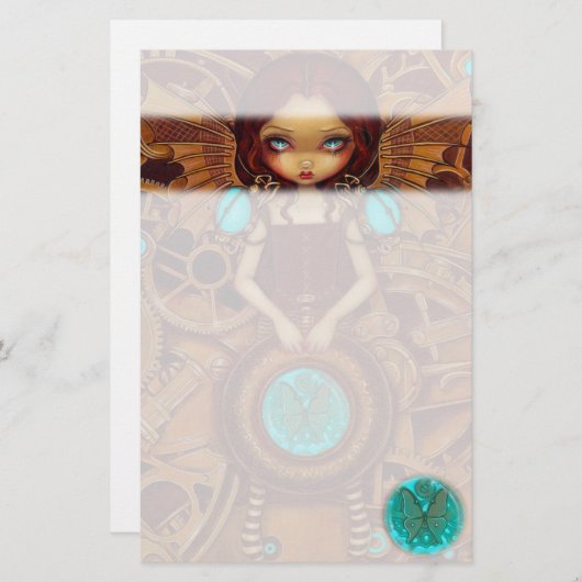 "Mechanical Angel I"-banketbakkerij Briefpapier (Voorkant / Achterkant)