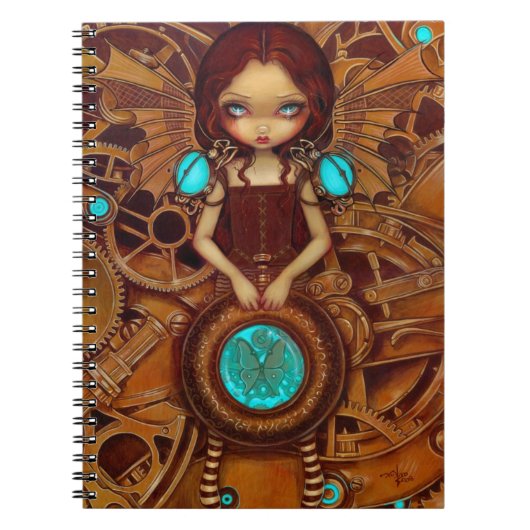 "Mechanical Angel I"-Notitieboek Notitieboek (Voorkant)