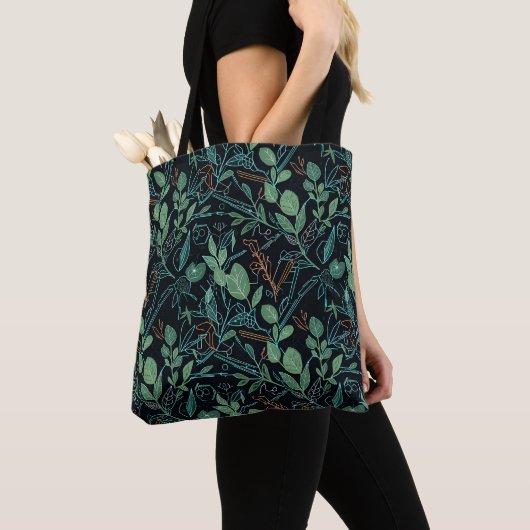 Mechanical Botanical Fusion Tote Bag (Dichtbij)