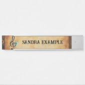 Mechanical  clef  deurbordje (Voorkant)