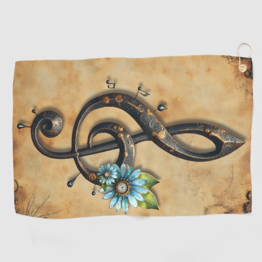 Mechanical  clef  golfhanddoek (Horizontaal)