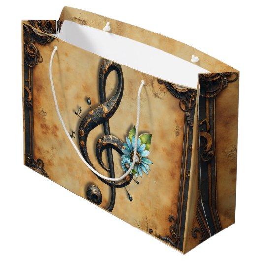 Mechanical clef groot cadeauzakje (Achterkant Gekanteld)