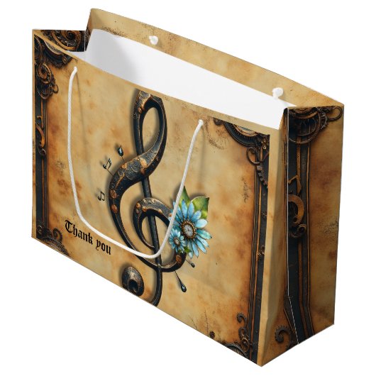 Mechanical clef groot cadeauzakje (Voorkant Gekanteld)