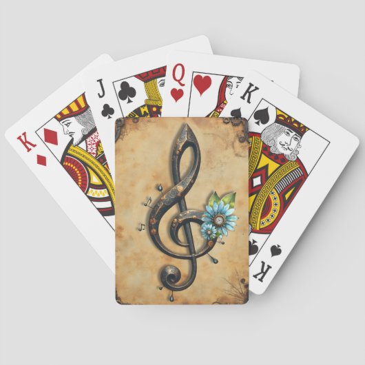 Mechanical  clef  pokerkaarten (Achterkant)