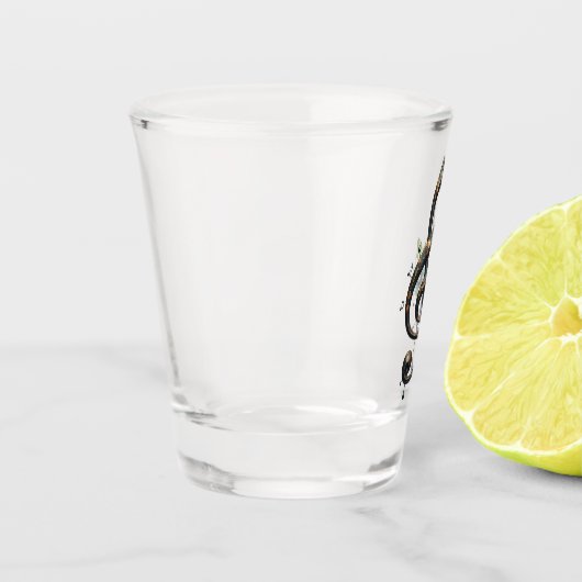 Mechanical  clef  shot glas (Links)