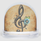 Mechanical  clef  sneeuwbol (Achterkant)