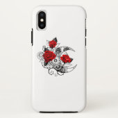 Mechanical Crescent with Red Roses Case-Mate iPhone Case (Achterkant)