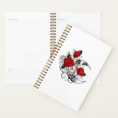 Mechanical Crescent with Red Roses Planner (Display)