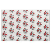 Mechanical Crescent with Red Roses Stof (Fat Quarter)