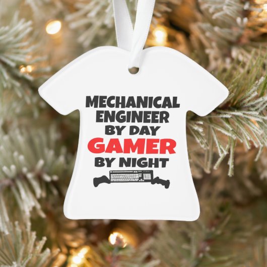 Mechanical Engineer beroemd gemaakt door Day Gamer Ornament (Boom)